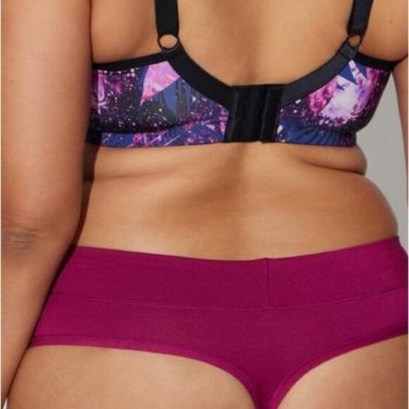 NWT torrid Active Microfiber Mid-Rise Thong Panty 1 - Picture 2 of 8